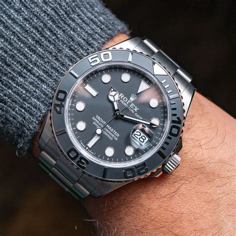 matte black rolex yachtmaster|rolex titanium yacht master for sale.